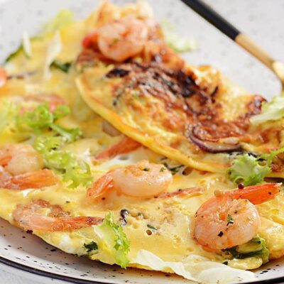 Omelette de Langostinos